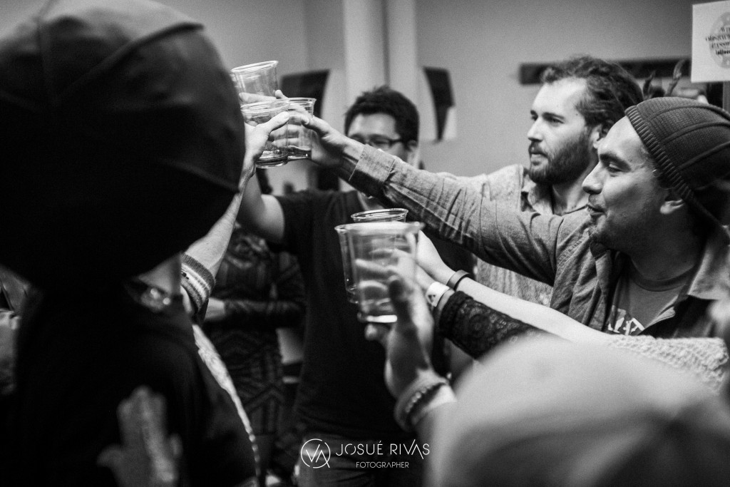 Maad T- Ray and crew toast to a great show